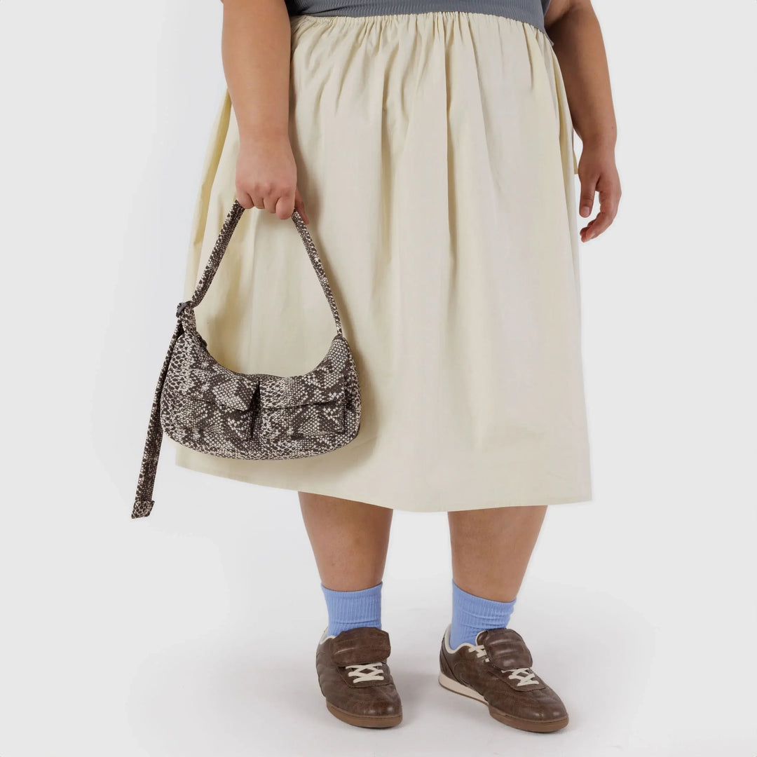 BOLSO - Baggu, Cargo Shoulder Bag Snakeskin