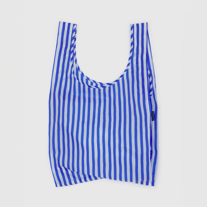 TOTE BAG - Baggu, Blue Painted Stripe