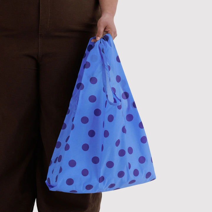 TOTE BAG - Baggu, Blue Polka Dot Standard