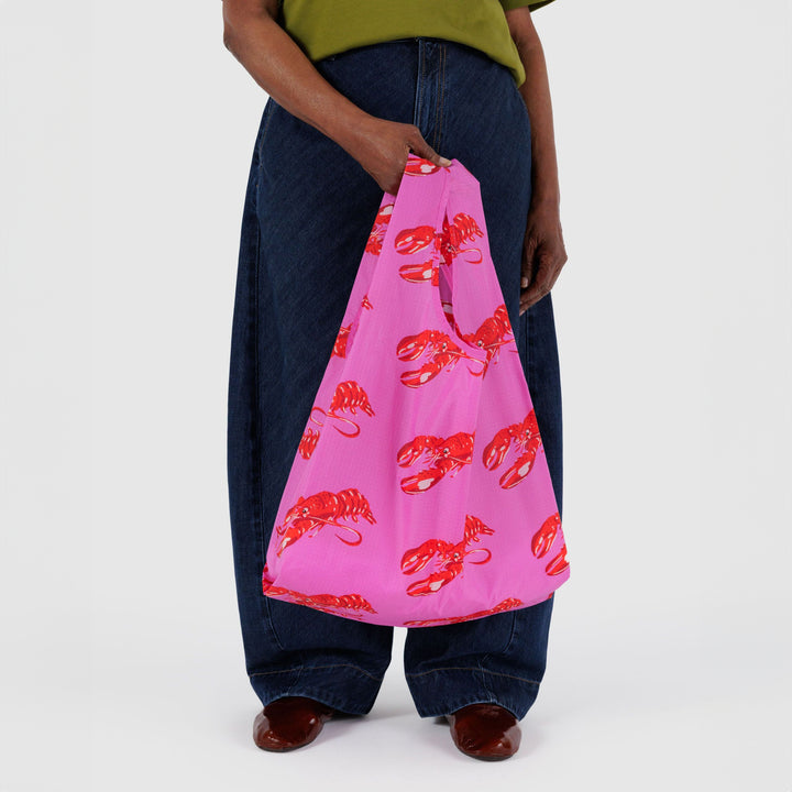 TOTE BAG - Baggu, Pink Lobster