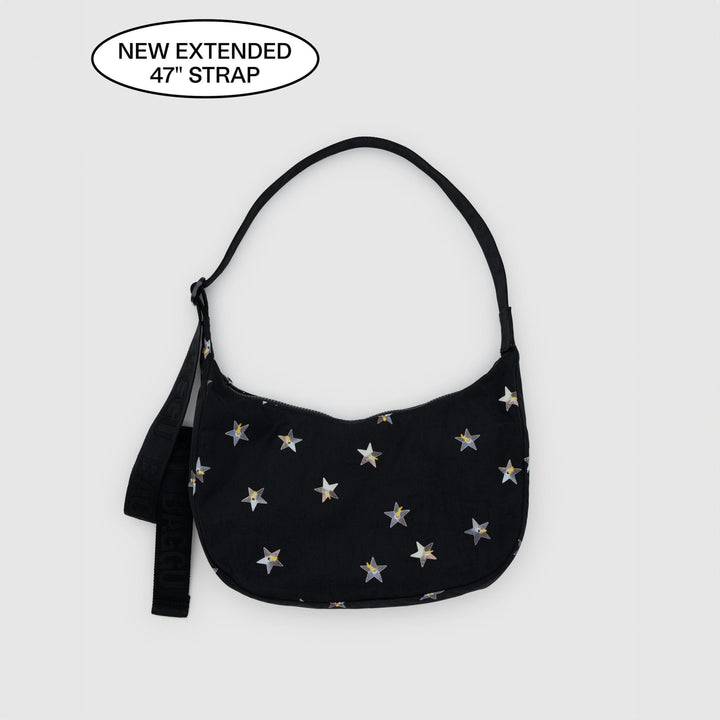 BOLSO - Baggu, Medium Nylon Crescent Bag Stars