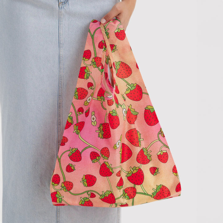 TOTE BAG - Baggu, Strawberry Blossom Standard