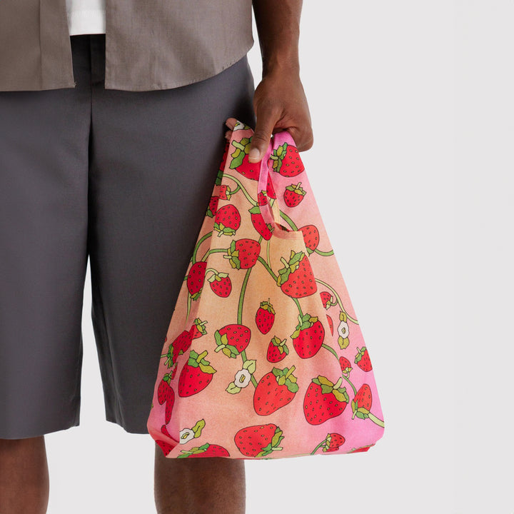 TOTE BAG - Baggu, Strawberry Blossom Baby Baggu