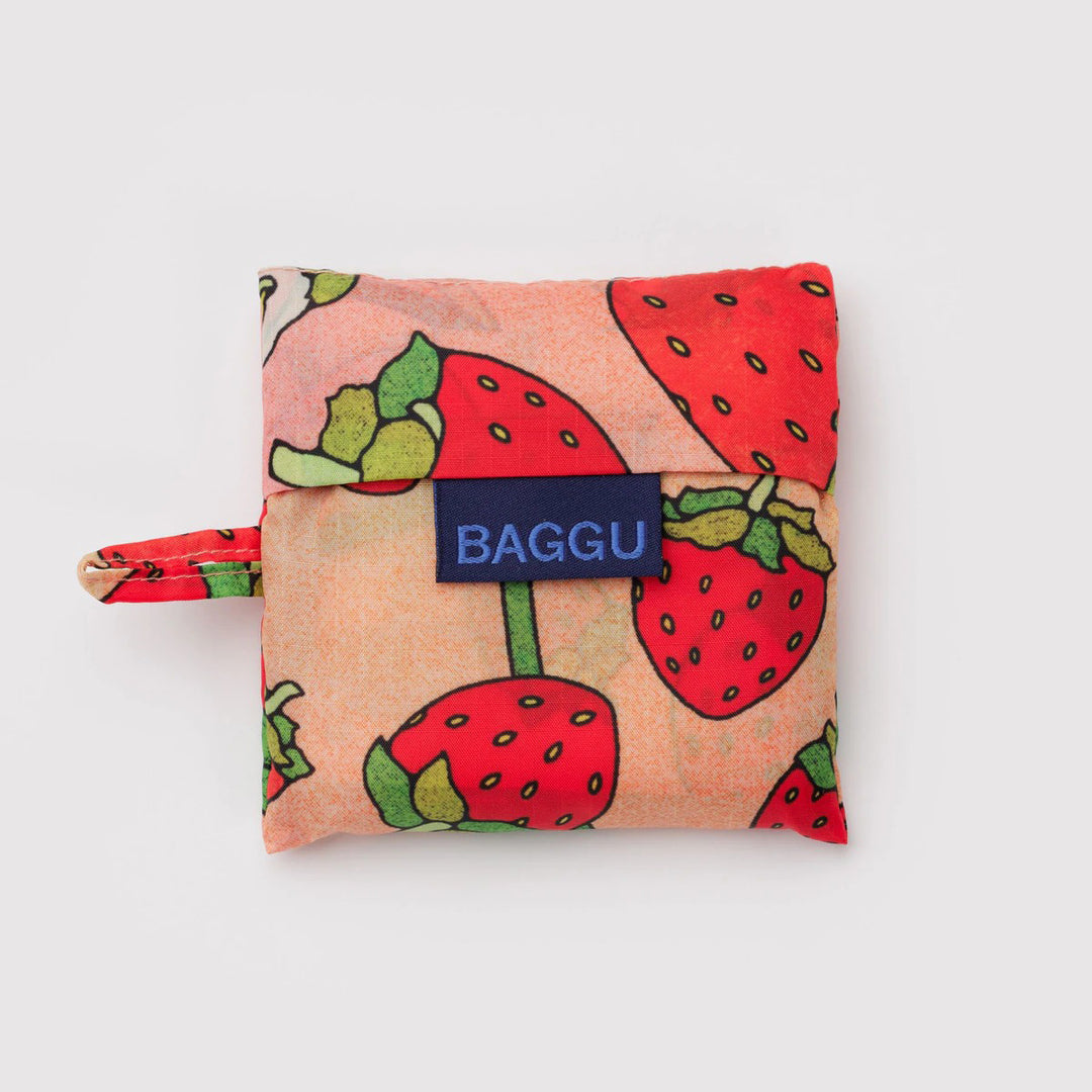 TOTE BAG - Baggu, Strawberry Blossom Baby Baggu