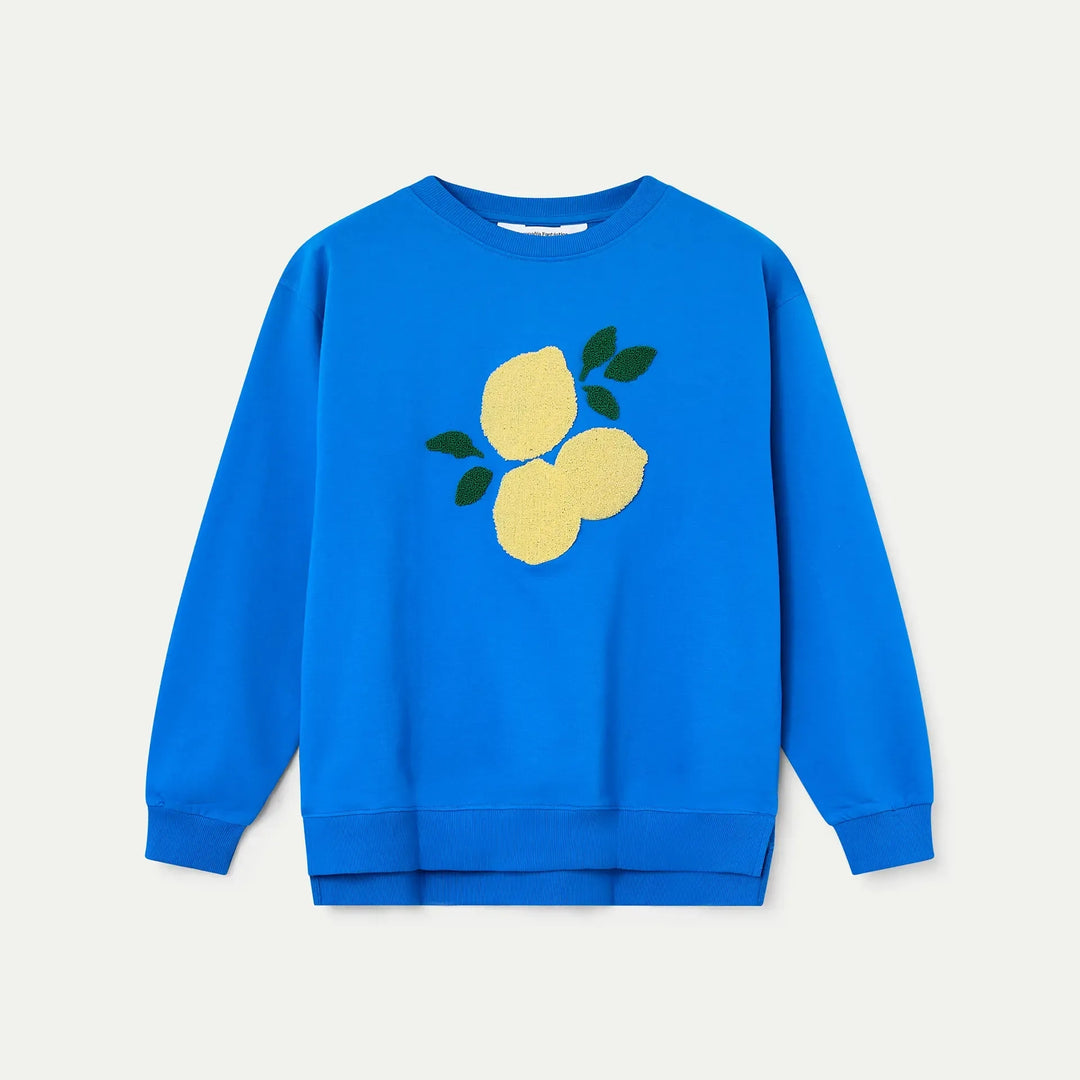 SUDADERA - Compañía Fantástica, Bordado de Limones gigantes