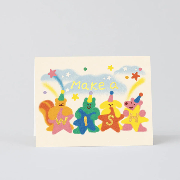 TARJETA FELICITACIÓN - Wrap Magazine, Make A Wish