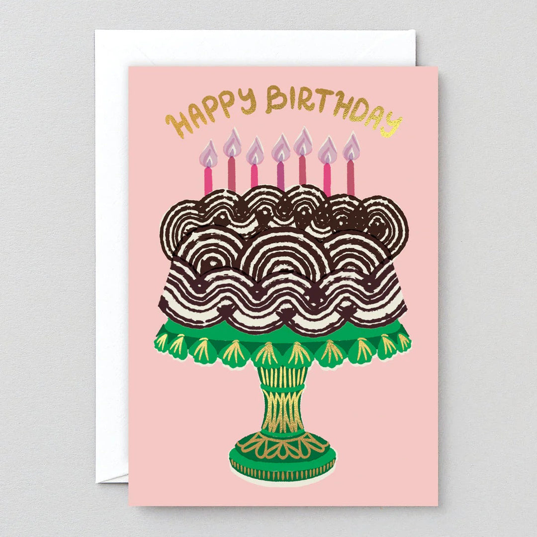 BIGLIETTO D'AUGURI - Wrap Magazine, Happy Birthday Bouquet