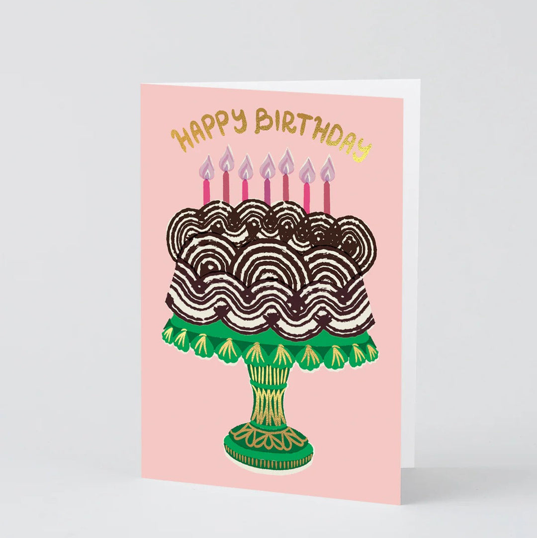 BIGLIETTO D'AUGURI - Wrap Magazine, Happy Birthday Bouquet