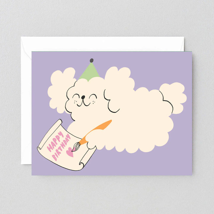 TARJETA FELICITACIÓN - Wrap Magazine, Happy Birthday Painting