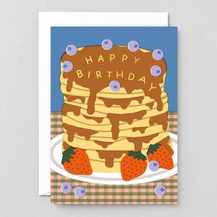 TARJETA FELICITACIÓN - Wrap Magazine, Happy Birthday Pancakes