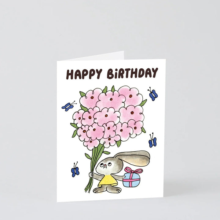 BIGLIETTO D'AUGURI - Wrap Magazine, Happy Birthday Bouquet