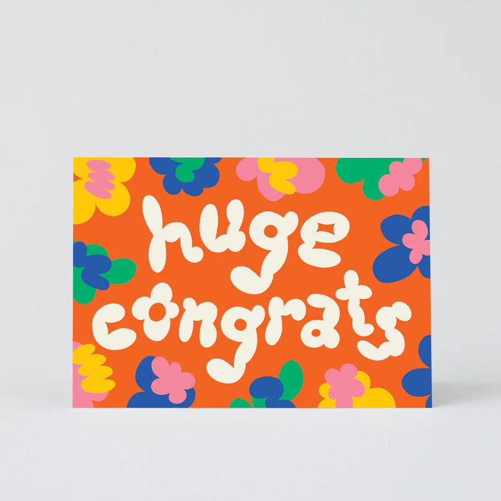 TARJETA FELICITACIÓN - Wrap Magazine, Huge Congrats