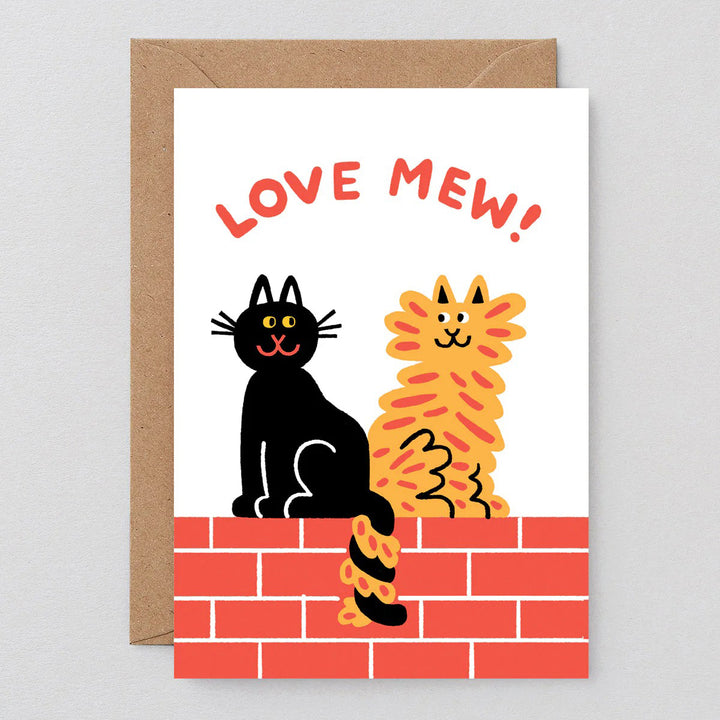 TARJETA FELICITACIÓN - Wrap Magazine, Love Mew