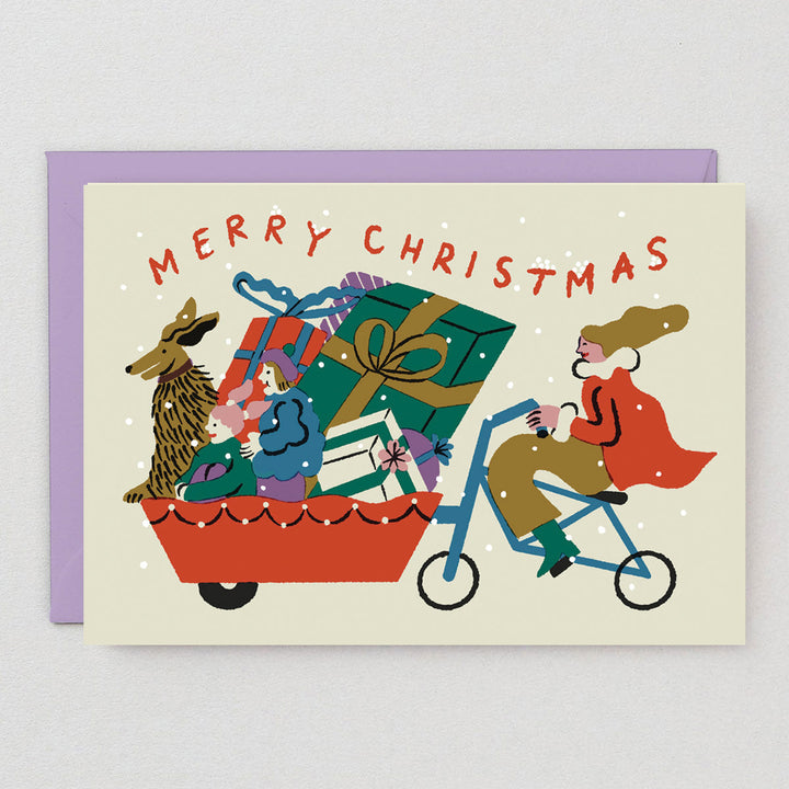 TARJETA FELICITACIÓN - Wrap Magazine, Cargo Bike Christmas