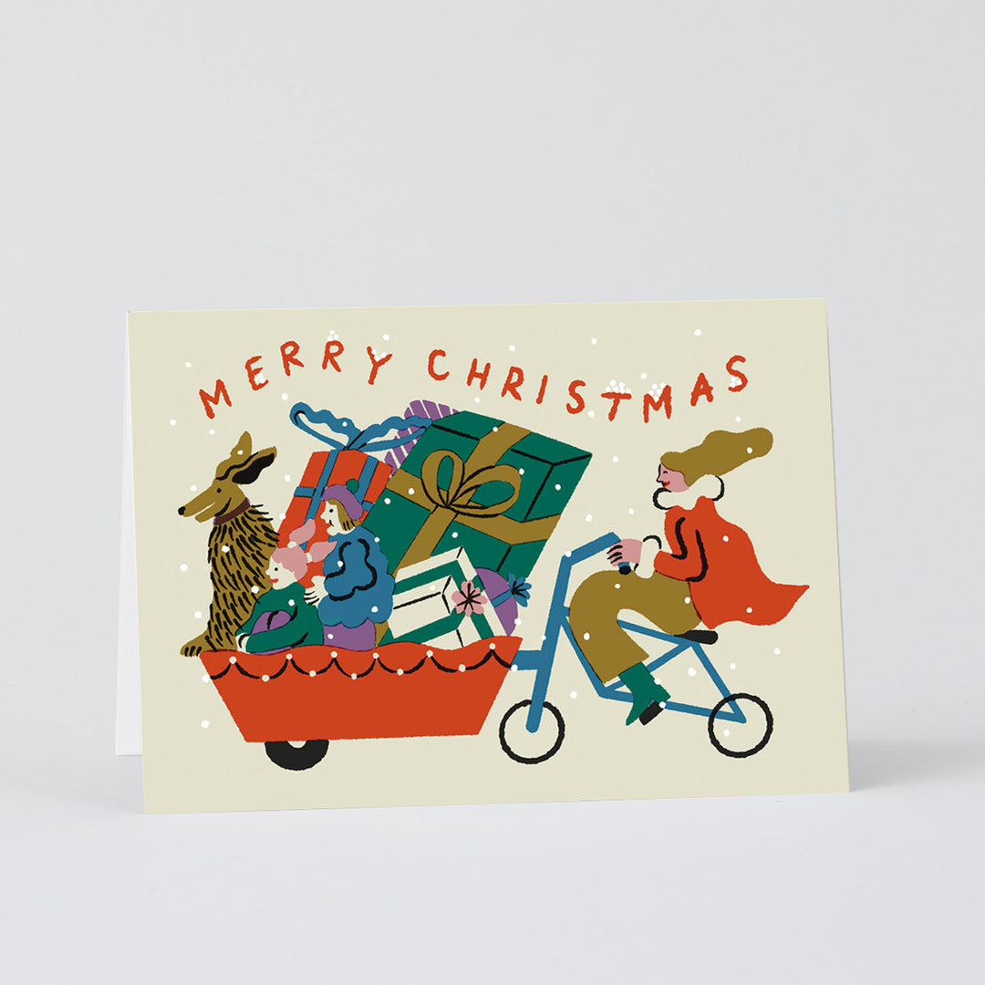 TARJETA FELICITACIÓN - Wrap Magazine, Cargo Bike Christmas