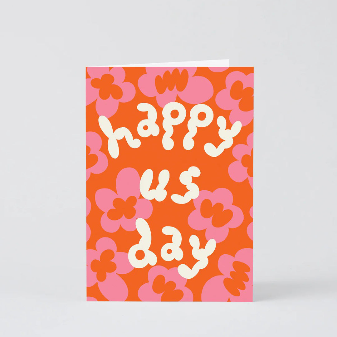 TARJETA FELICITACIÓN - Wrap Magazine, Happy Us Day Embossed