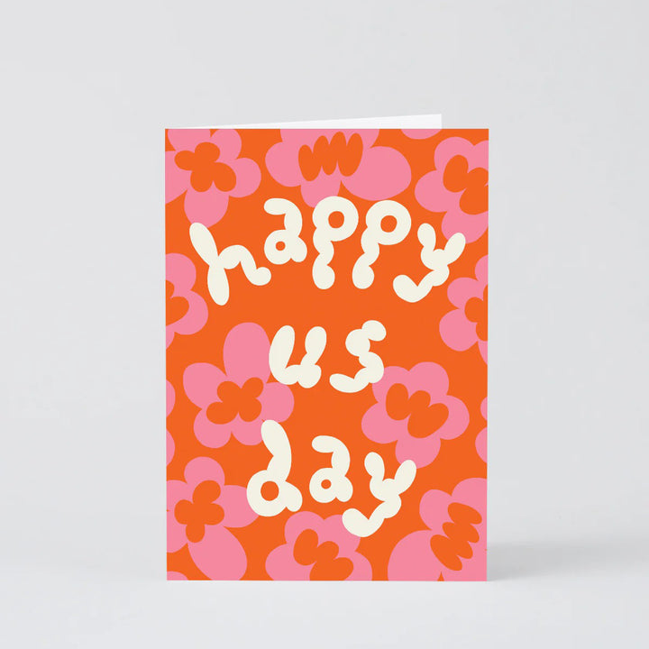 TARJETA FELICITACIÓN - Wrap Magazine, Happy Us Day Embossed
