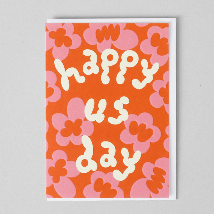 TARJETA FELICITACIÓN - Wrap Magazine, Happy Us Day Embossed