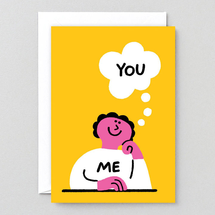 TARJETA FELICITACIÓN - Wrap Magazine, Me Thinking About You