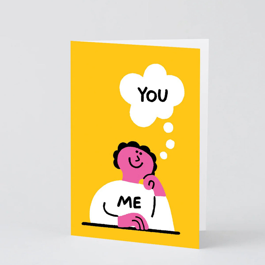 TARJETA FELICITACIÓN - Wrap Magazine, Me Thinking About You