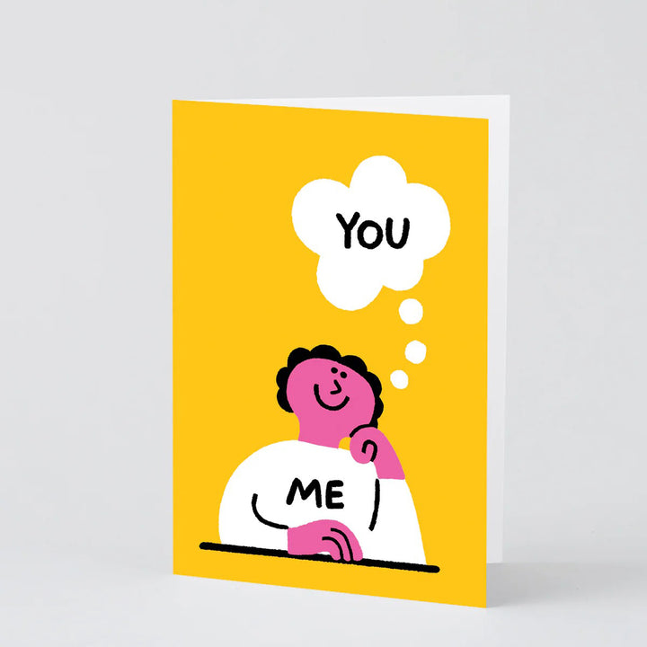 TARJETA FELICITACIÓN - Wrap Magazine, Me Thinking About You