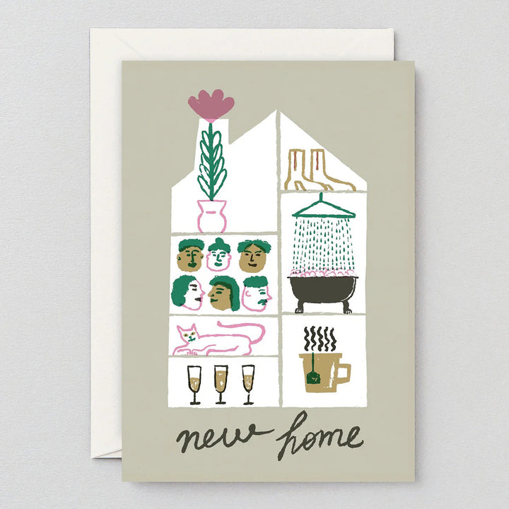 TARJETA FELICITACIÓN - Wrap Magazine, New Home