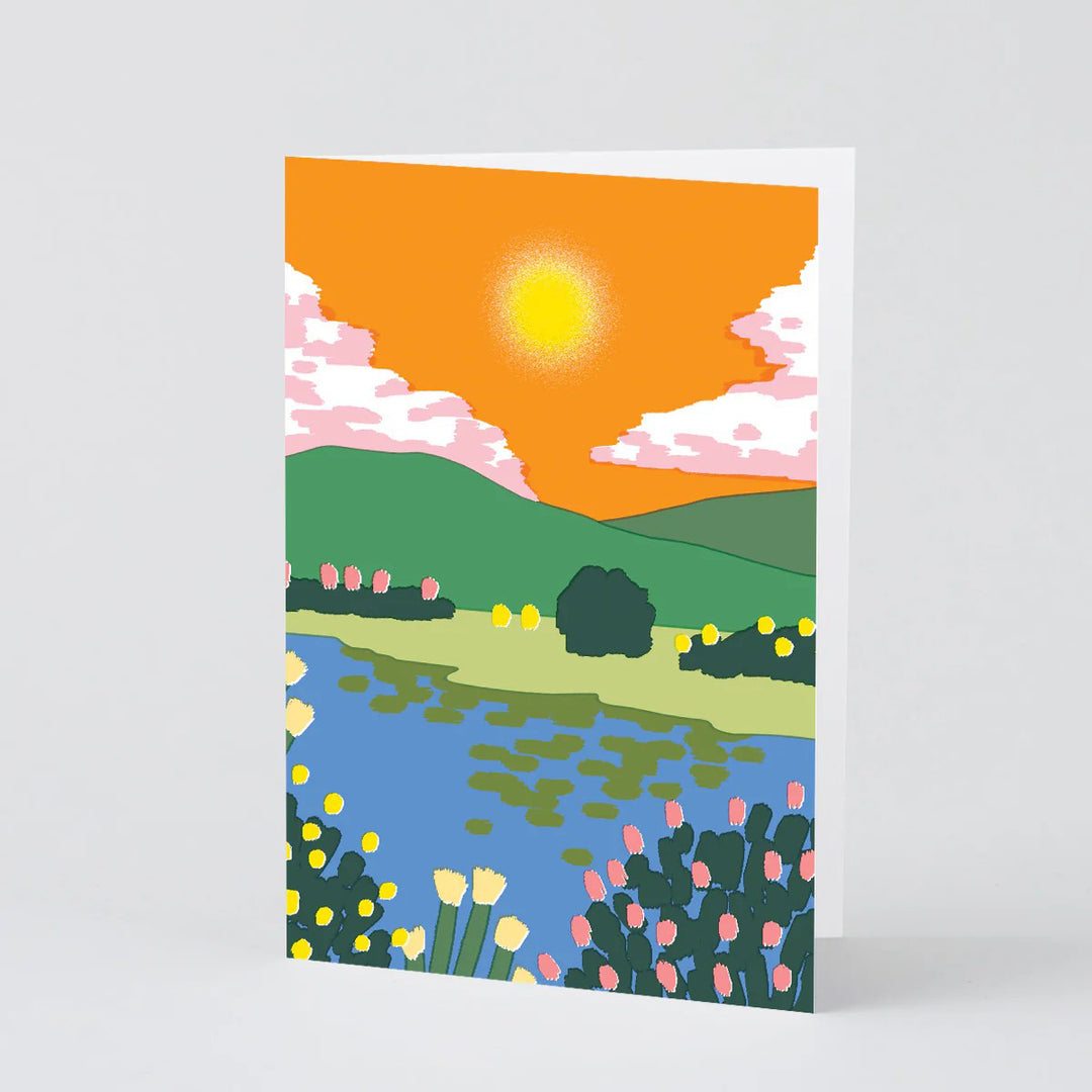 TARJETA FELICITACIÓN - Wrap Magazine, Sunset