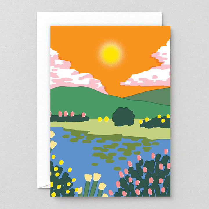 TARJETA FELICITACIÓN - Wrap Magazine, Sunset