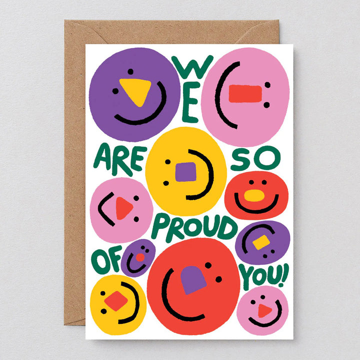 TARJETA FELICITACIÓN - Wrap Magazine, We Are So Proud Of You