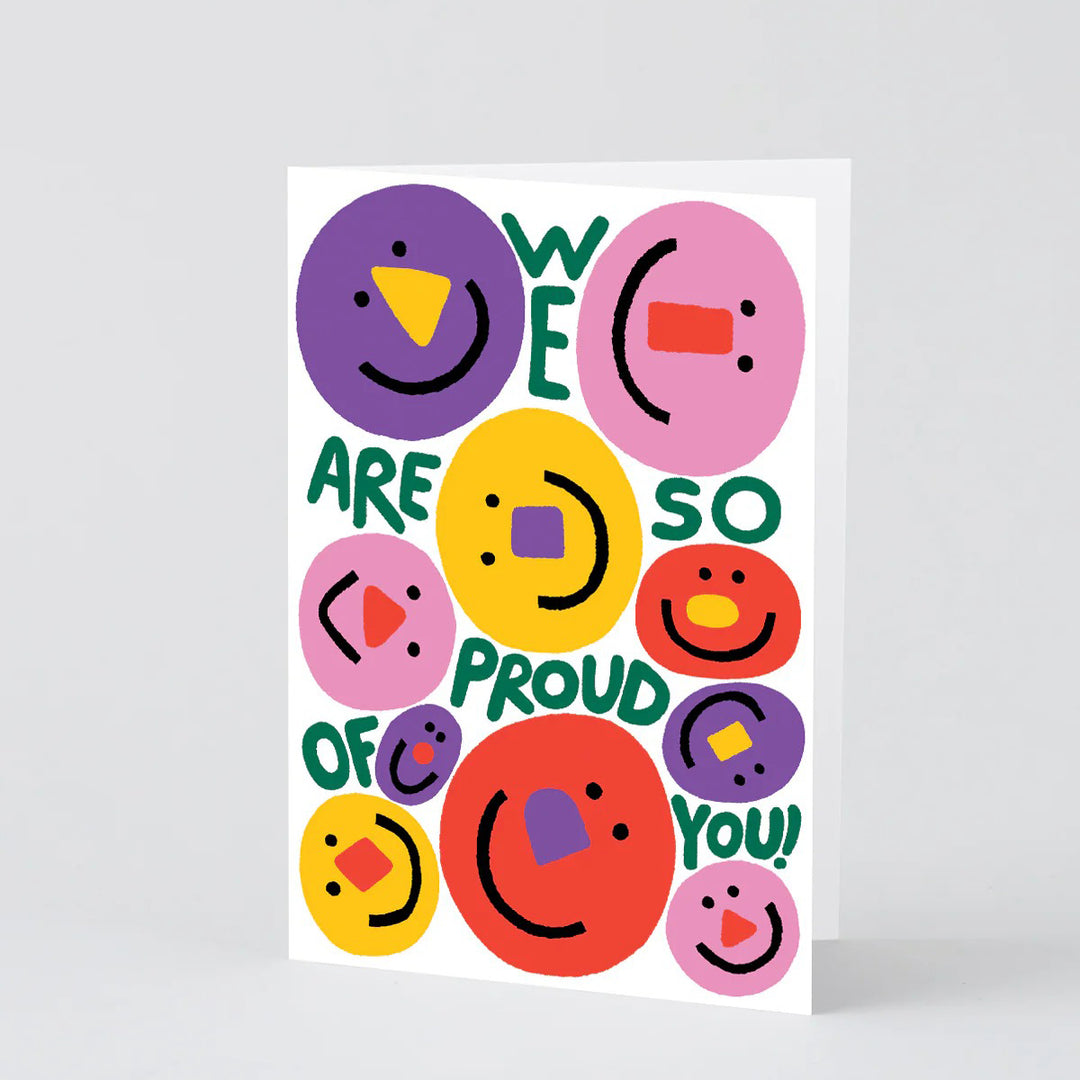 TARJETA FELICITACIÓN - Wrap Magazine, We Are So Proud Of You