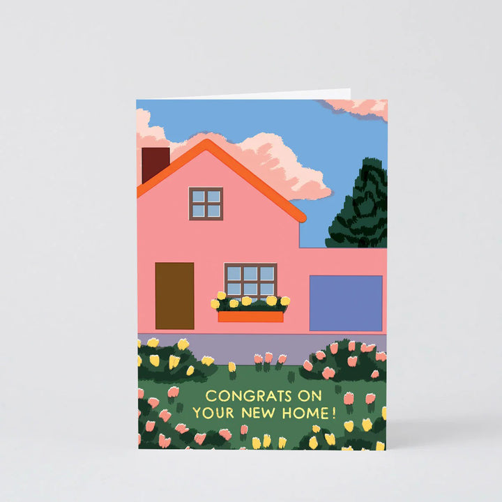 TARJETA FELICITACIÓN - Wrap Magazine, Congrats New Home