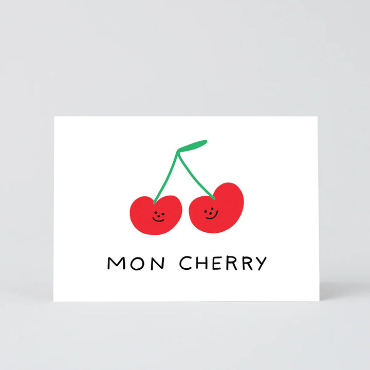 TARJETA FELICITACIÓN - Wrap Magazine, Mon Cherry