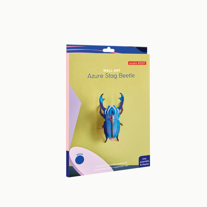 MAQUETA - Studio Roof, Azure Stag Beetle