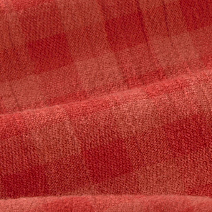 SHORTS - Thinking Mu, Geraldine seersucker rojo