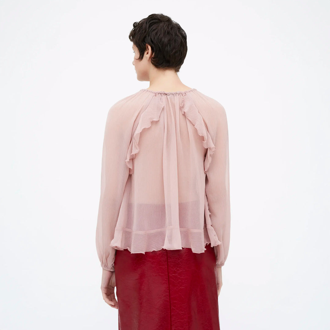 TOP - Wild Pony, Chiffon color rosa.