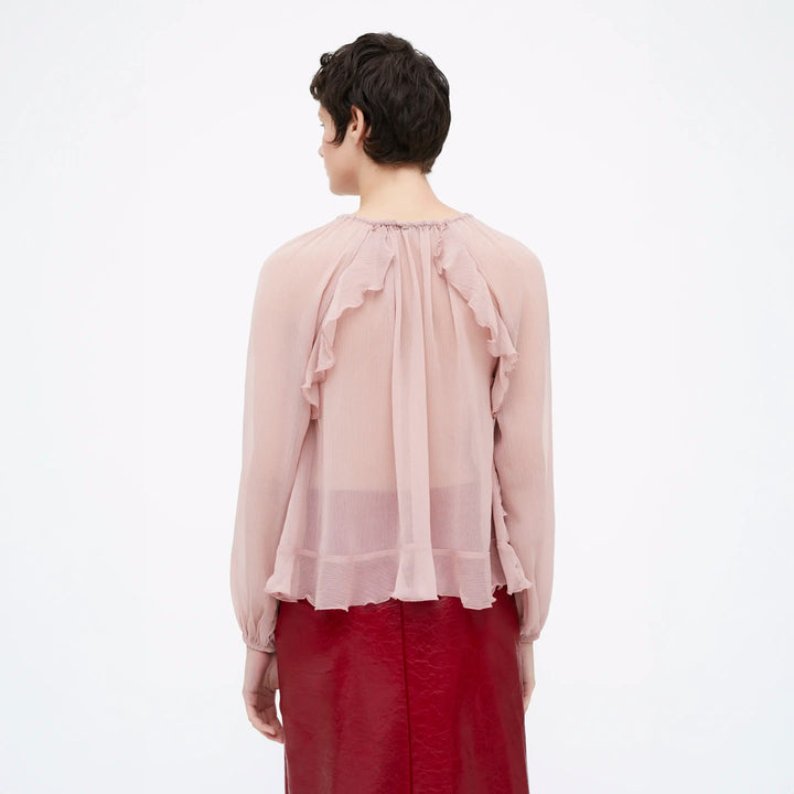 TOP - Wild Pony, Chiffon color rosa.