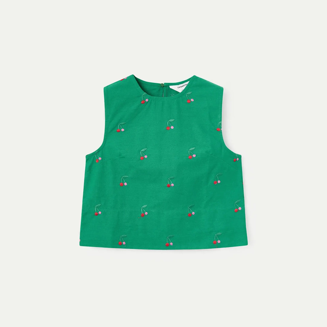 TOP - Compañía Fantástica, Estampado Green Cherries