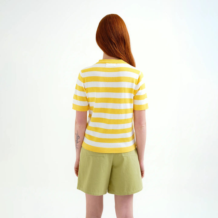 TOP - Compañía Fantástica, Rayas blanco y amarillo