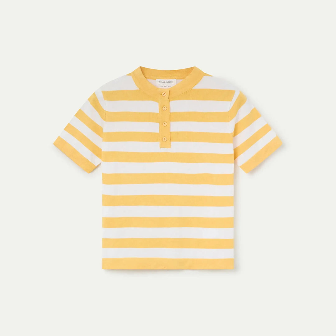 TOP - Compañía Fantástica, Rayas blanco y amarillo