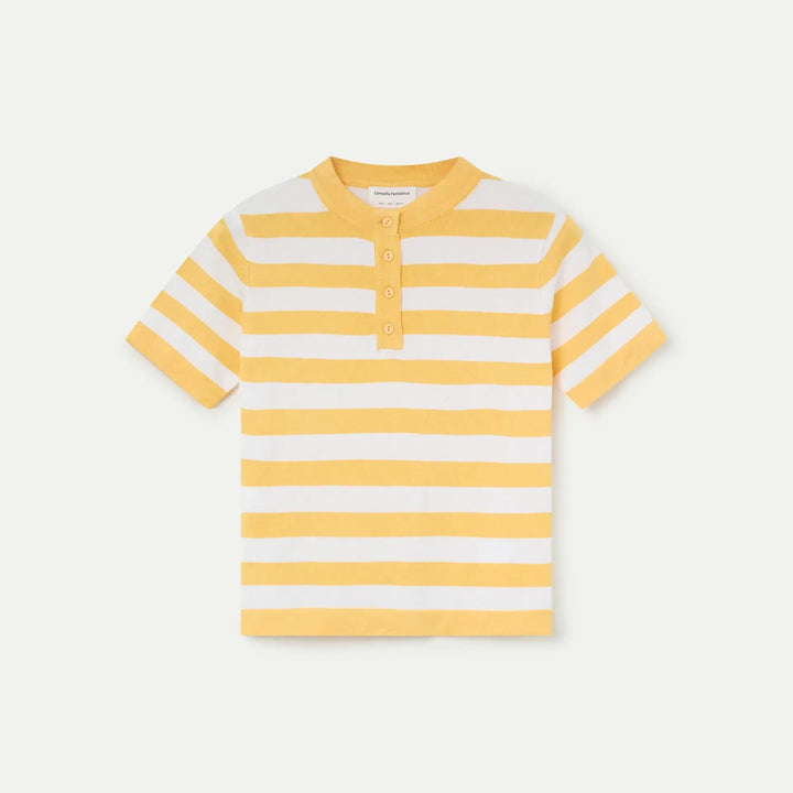 TOP - Compañía Fantástica, Rayas blanco y amarillo