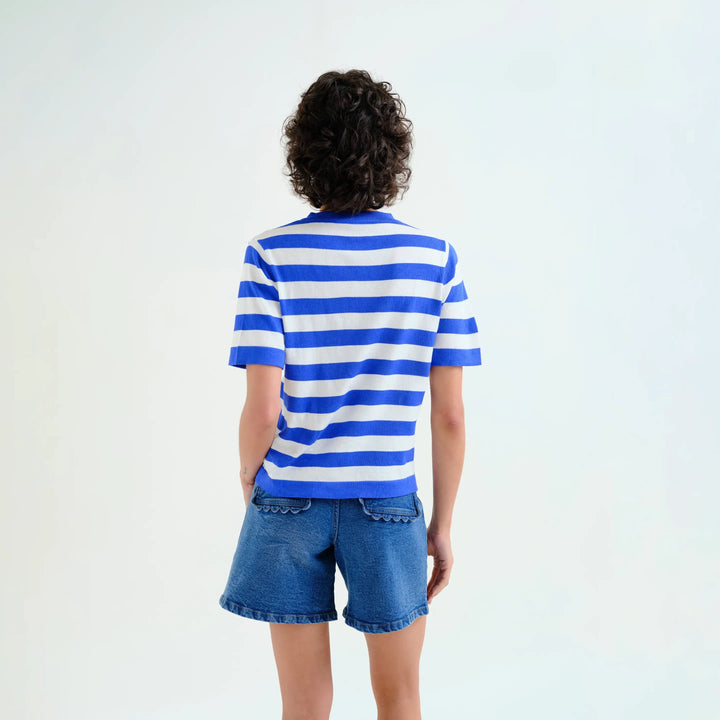 TOP - Compañía Fantástica, Rayas blanco y azul