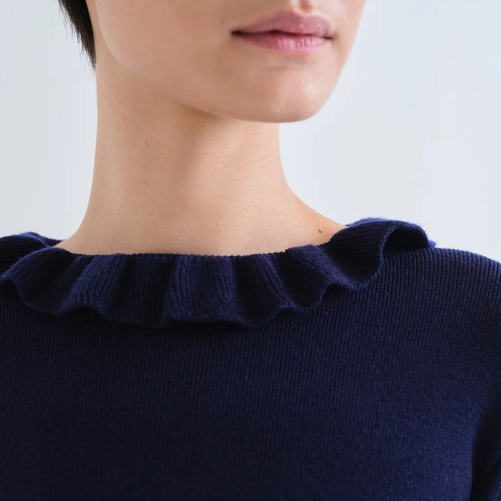 TOP - Compañía Fantástica, Maglia morbida gialla a fiori