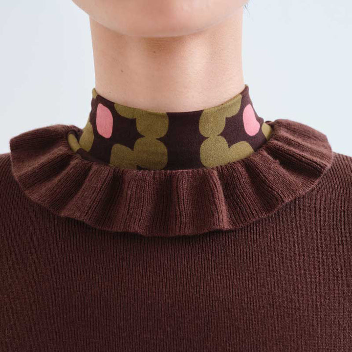 TOP - Compañía Fantástica, Maglia morbida gialla a fiori