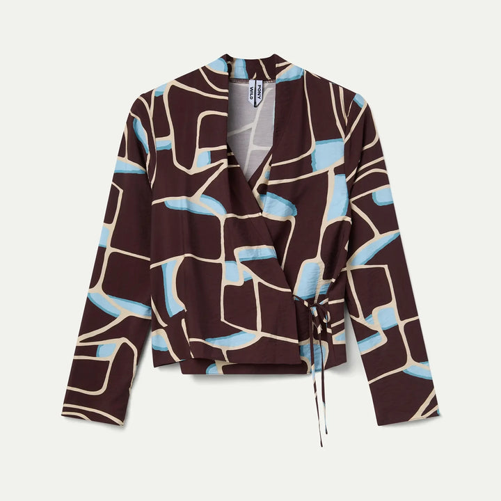 TOP - Wild Pony, Cruzado con estampado Bombón