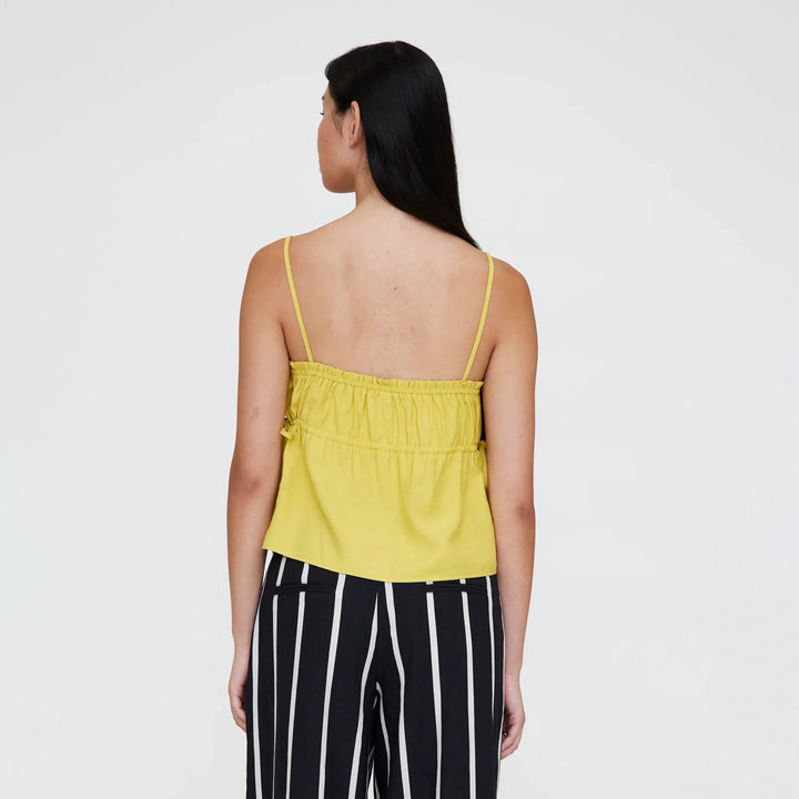 TOP - Wild Pony, Tirantes fluidos amarillo