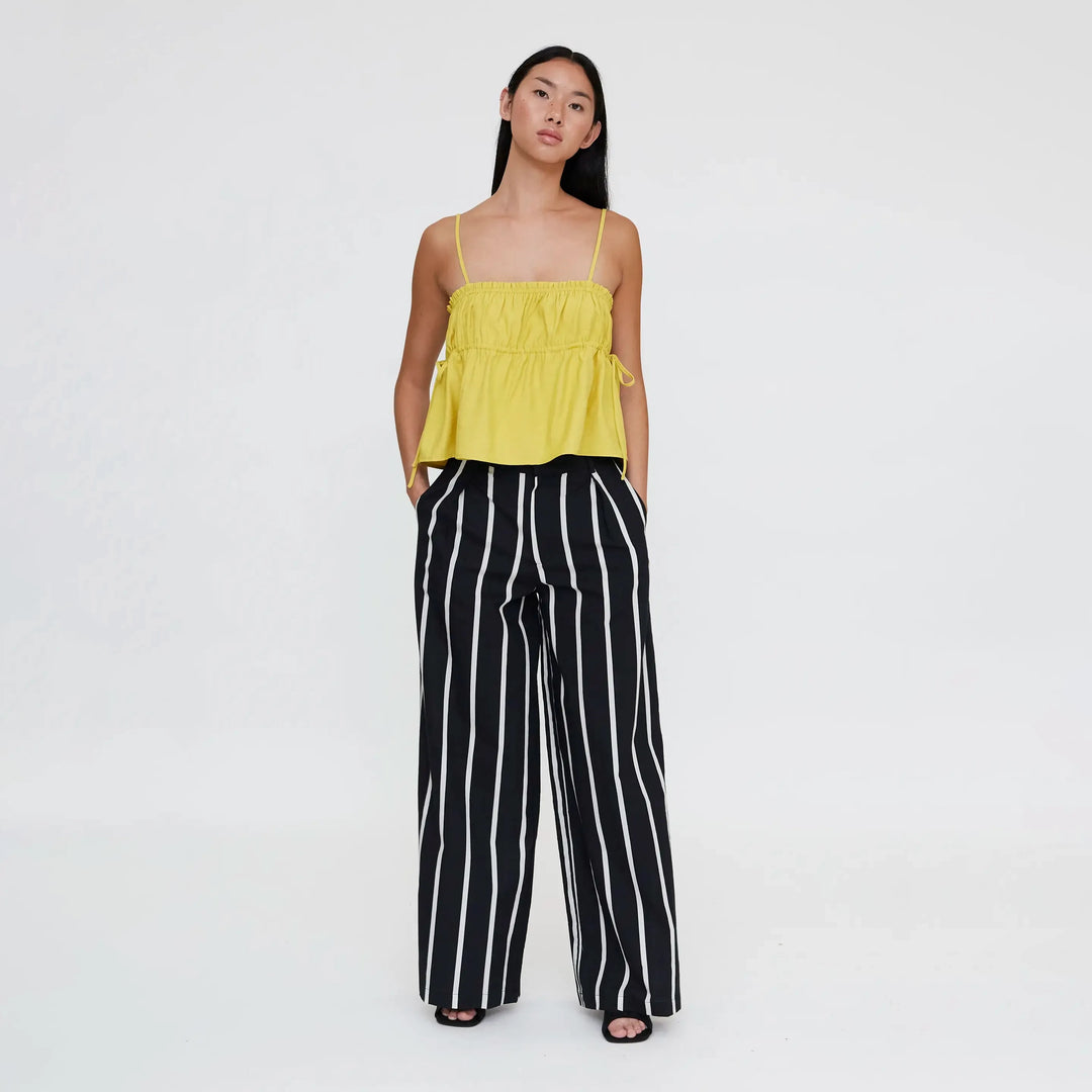 TOP - Wild Pony, Tirantes fluidos amarillo