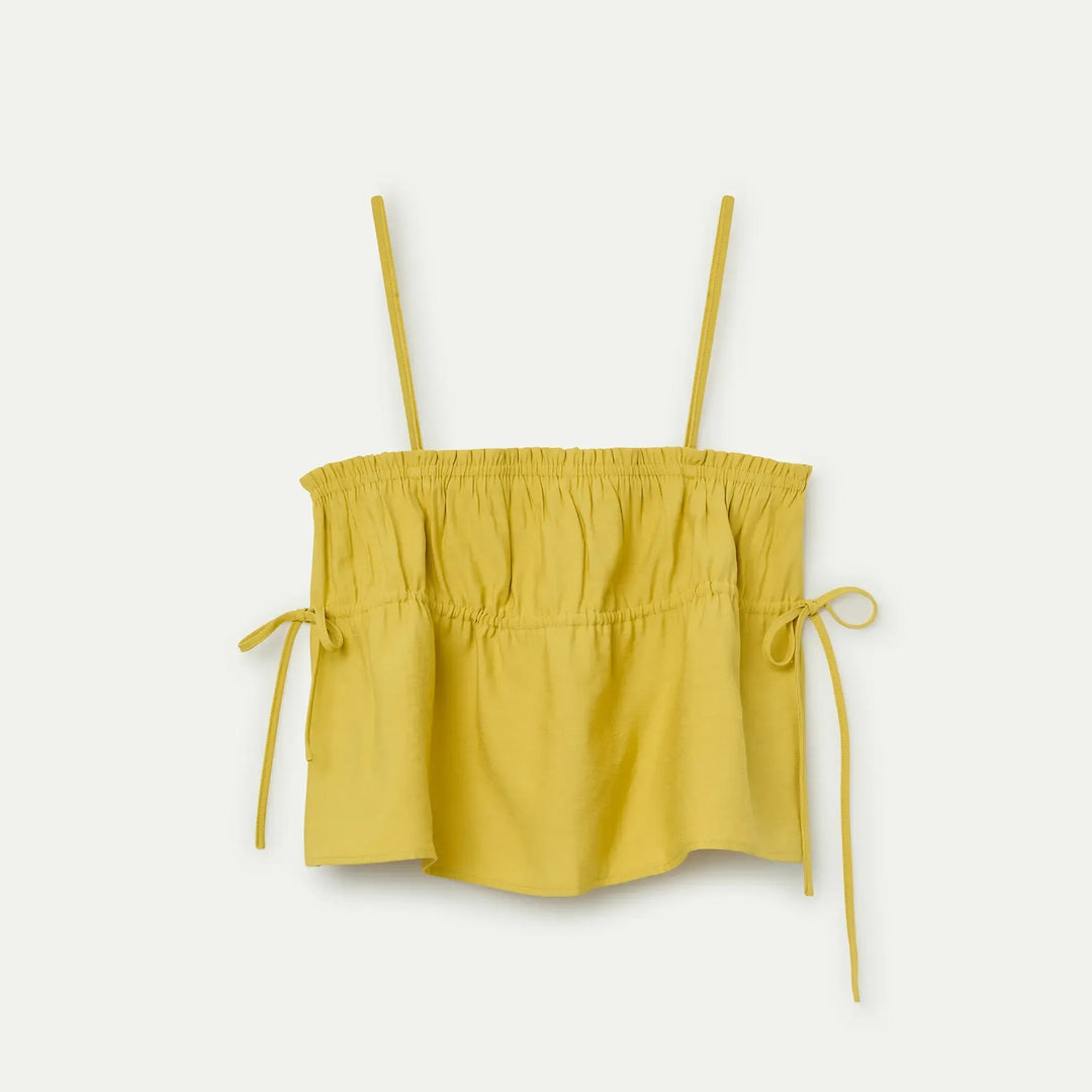 TOP - Wild Pony, Tirantes fluidos amarillo