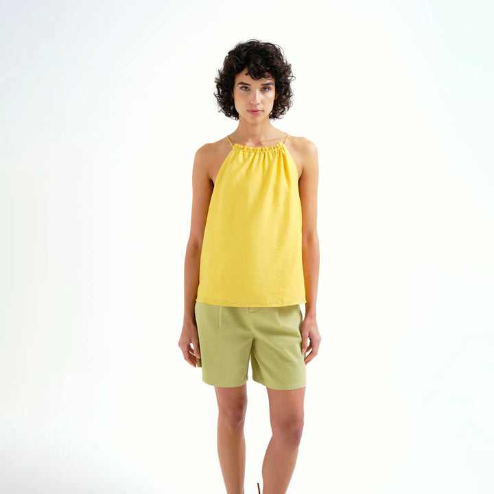 TOP - Compañía Fantástica, Halter amarillo