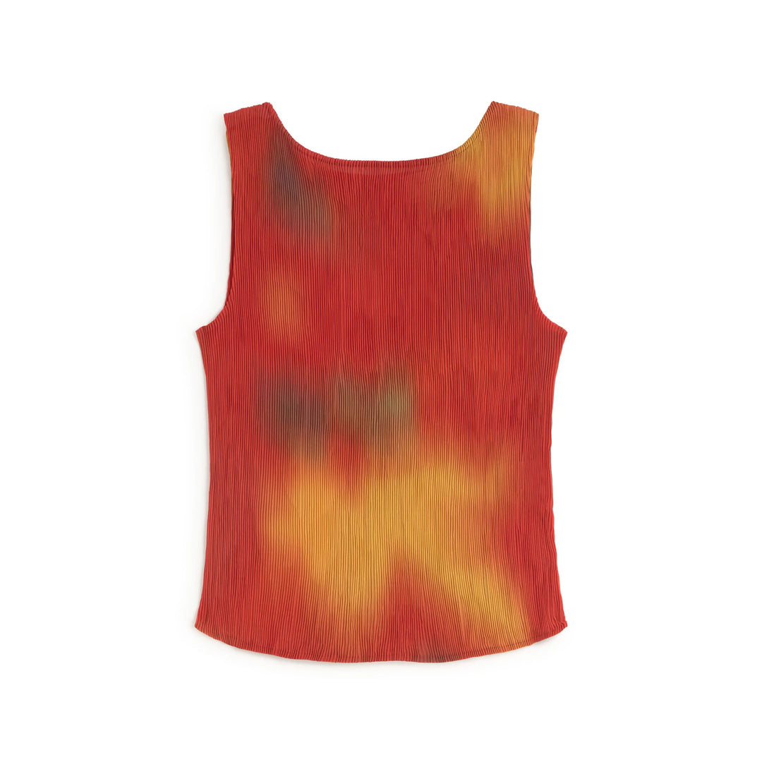 TOP - Thinking Mu, Plisado rojo flowers Dora