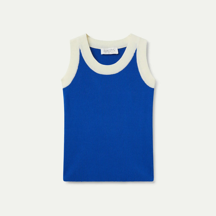 TOP - Compañía Fantástica, Tirantes bicolor azul